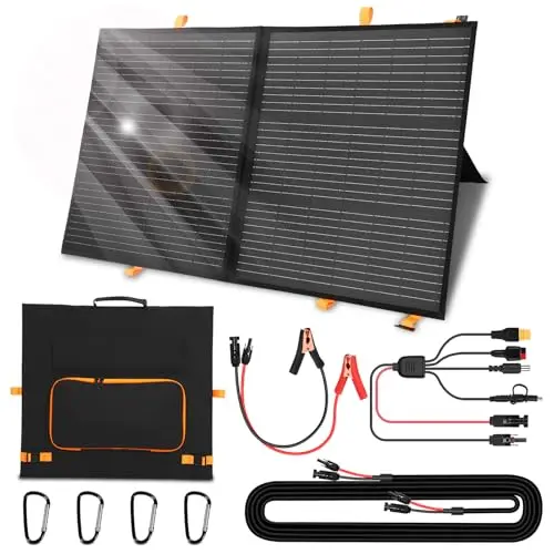 WODHMIEY Faltbares Solarpanel 100W/200W – Hochleistungs-Solarladegerät für Outdoor-Nutzung, leicht und kompakt