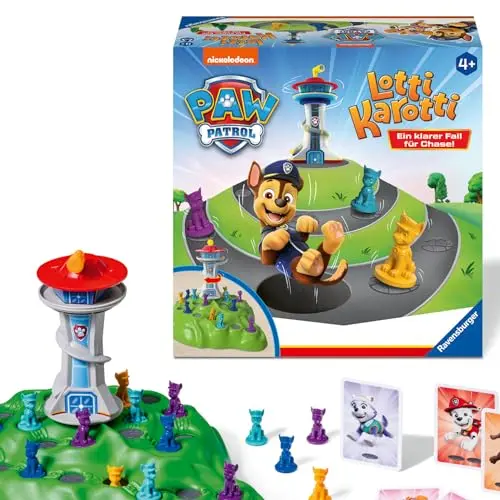 Ravensburger PAW Patrol Lotti Karotti - Spielklassiker für 2-4 Kinder ab 4 Jahren