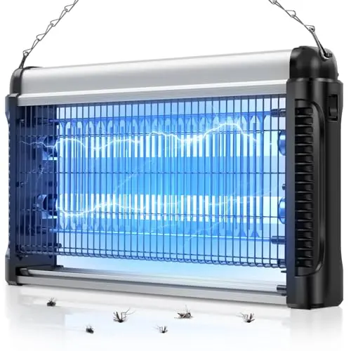 Seseno Elektrischer Insektenvernichter, 2500V, 20W, UV-Mückenlampe für Innenräume, Ungiftig und Geruchsneutral
