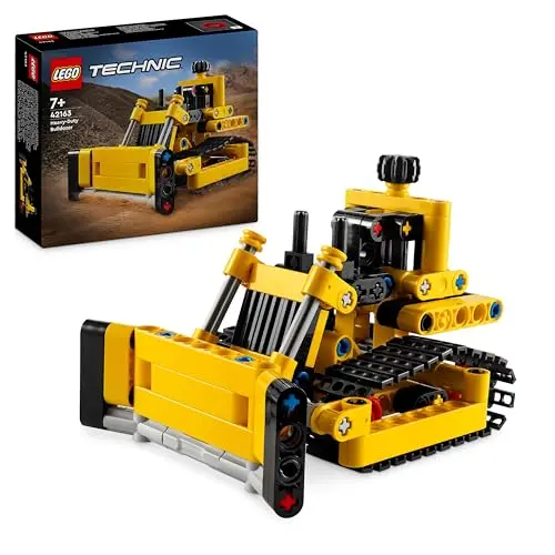 LEGO Technic Bulldozer – Bau-Set für Kinder ab 7 Jahren, Konstruktionsspielzeug für Baustellen