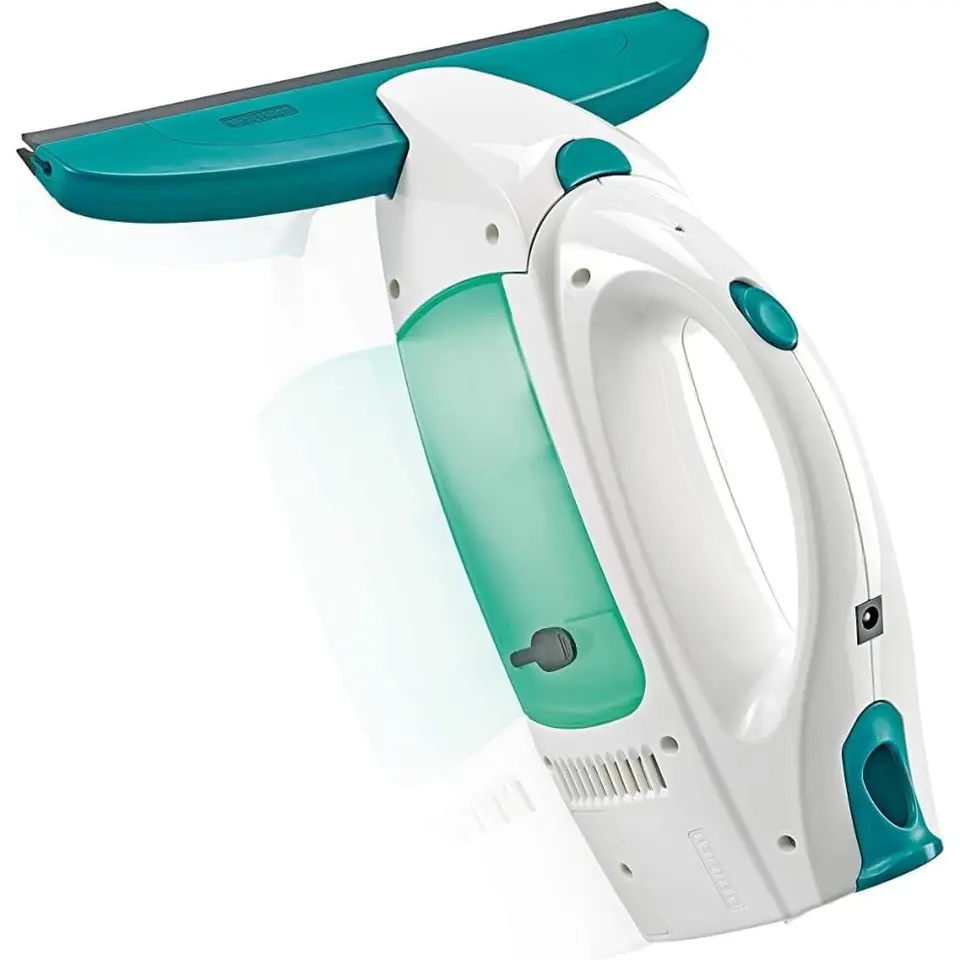 Leifheit Fenstersauger Dry & Clean, Akku Fensterreiniger, 360° Reinigung
