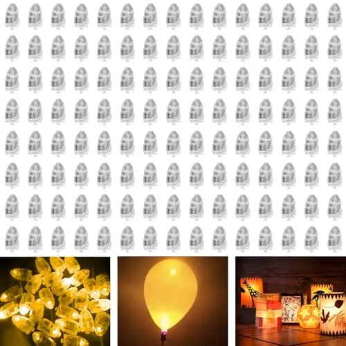 120 LED Ballons: Bunte Mini Ballonlichter für Hochzeiten, Geburtstage und Partys