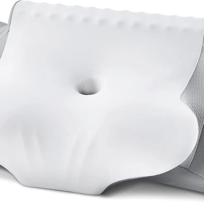 LOFTER Nacken- und Kopfkissen aus Memory Foam, ergonomisch für optimalen Schlaf