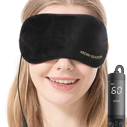 AROMA SEASON Elektrisch beheizbare Wärmebrille für entspannte Augen
