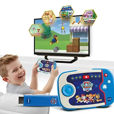 VTech ABC Smile TV - PAW Patrol Lernkonsole für Kinder von 3-7 Jahren