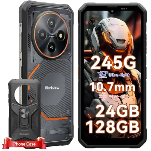 Blackview Fort 2 Outdoor Smartphone, 6.56" HD+, Dual-Kamera 16MP+13MP, Wasserdicht IP69K, 128GB Speicher, 4G, ohne Vertrag