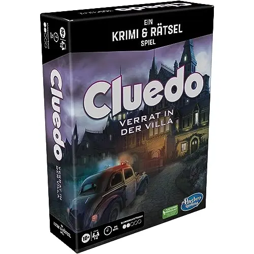 Hasbro Cluedo Escape Verrat in der Villa - Krimi- und Rätselspiel für die ganze Familie (ab 10 Jahren), bis 6 Spieler