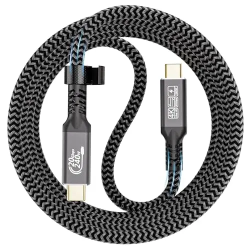 CAKOBLE USB C Kabel 2m, 240W Ladekabel für iPhone 15, MacBook, iPad Pro, Samsung S24/S22
