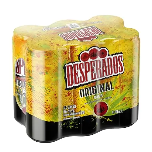 Desperados Original (6 x 0.33 l) - Multipack, 5,9% Alkohol
