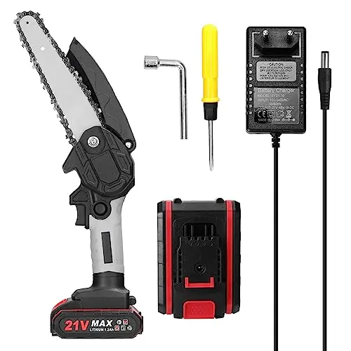 YIWENG 21V 6 Zoll elektrische Astsäge – tragbare Einhand-Holzbearbeitung für den Garten