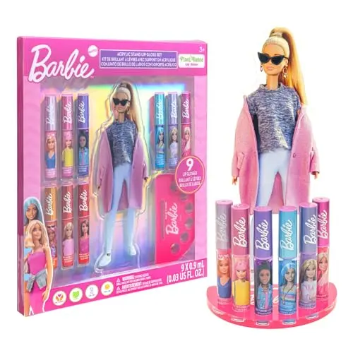 Townley Girl's Barbie 11-teiliges Lipgloss-Set für Mädchen und Kinder