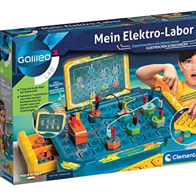 Clementoni Galileo Lab – Mein Elektro-Labor, Experimentierkasten für Kinder ab 8 Jahren