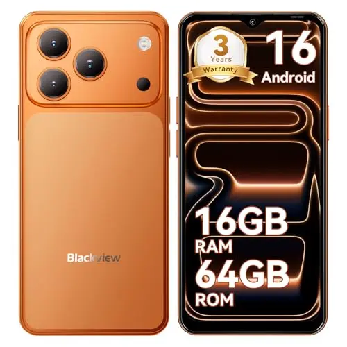 Blackview Wave 7C Smartphone, 6.56'' Display, 16GB/64GB, 32MP Kamera, 4G Dual SIM, Simlockfrei, 3 Jahre Garantie