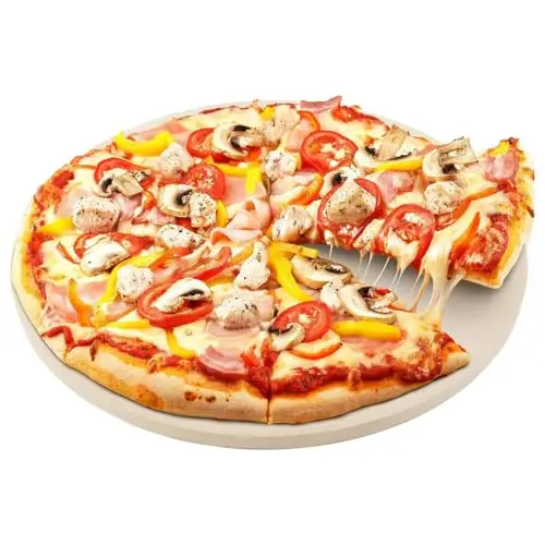 Runder Pizzastein 30 cm für Backofen und Grill - Ideal für Weber, Enders & RÖSLE