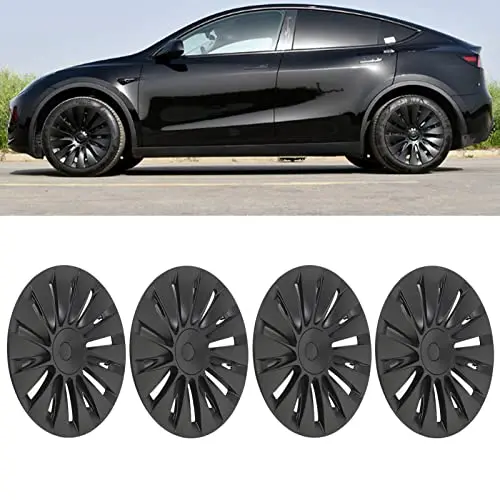 4 Stück 19 Zoll Radabdeckungen für Model Y - Sportliche Felgenschutzabdeckung