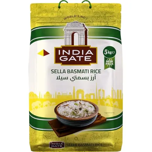 INDIA GATE Sella Basmati Reis, 5 kg