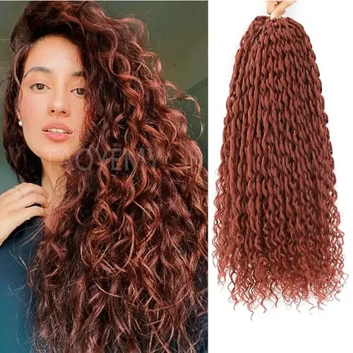 TAOYEMY 24 Inch Passion Twist Braids - 6 Pack Water Wave Crochet Hair for Women (350#)