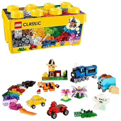 LEGO 10696 Classic Bausteine-Box für Kinder, Geschenk für Jungen und Mädchen ab 4 Jahren