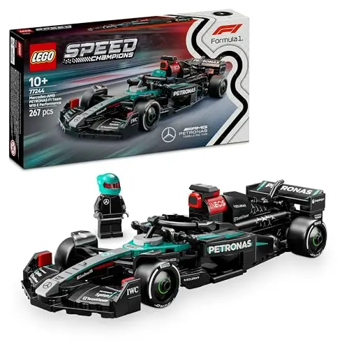 LEGO Speed Champions Mercedes-AMG F1 Rennauto - Modellauto zum Bauen und Sammeln - Geschenk für Kinder und Erwachsene ab 10 Jahren