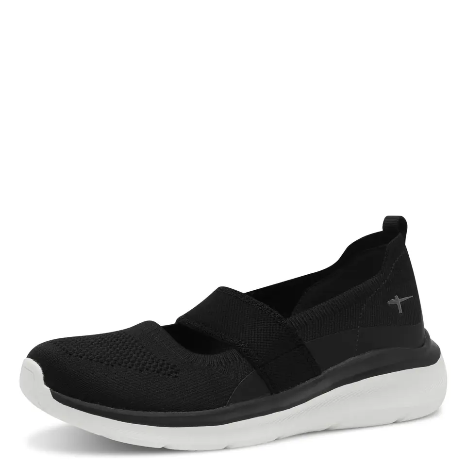 Tamaris Comfort Damen Ballerinas, elastisch, vegan, Schwarz, EU 38