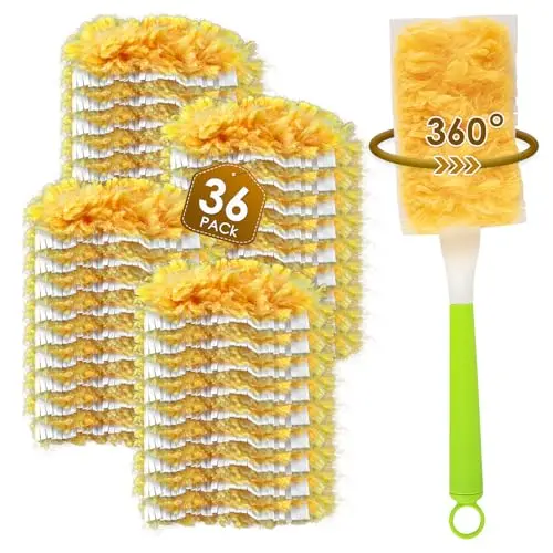 36 Staubtuch-Nachfüllpackungen für Swiffer, weiches Ersatzset für mehrere Oberflächen, inkl. 1 zusätzlichem Griff