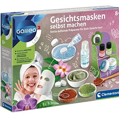 Clementoni Galileo Lab – DIY Gesichtsmasken Set für Kinder ab 8 Jahren