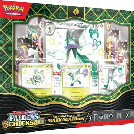 Pokémon Karmesin & Purpur Premium Collezione Maskagato-Ex