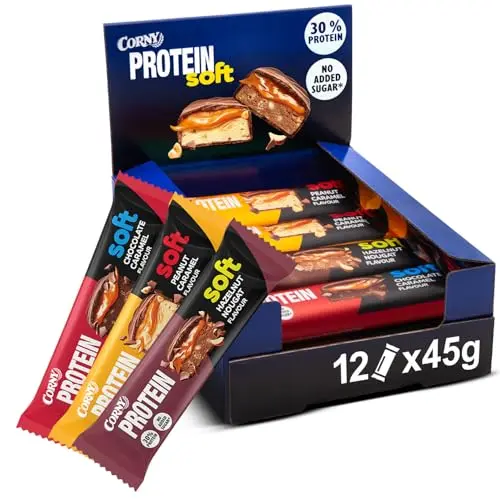 Corny Protein Soft Mix Pack 12er - 30% Eiweiß, 12x45g