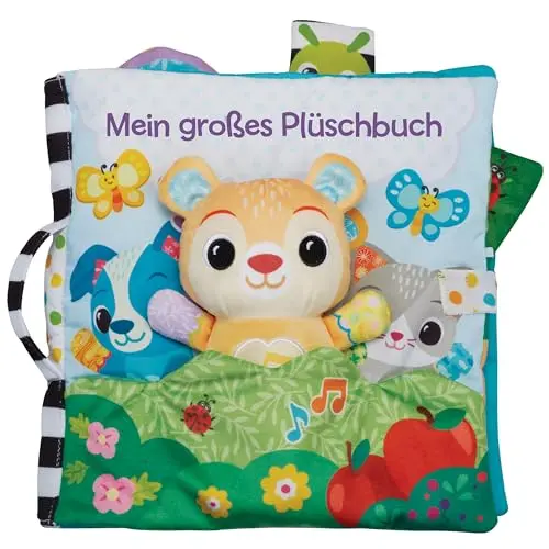 VTech Baby Plüschbuch – Fühl- und Soundbuch mit Musik – Motorikspielzeug für Babys und Kinder (3-24 Monate)