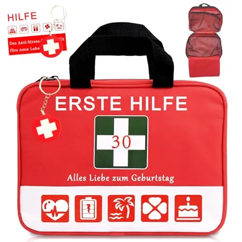 Reiseapotheke, Erste Hilfe Tasche, Medizin Aufbewahrung, Geschenk für Geburt, Eltern, Babyparty, Frauen & Männer