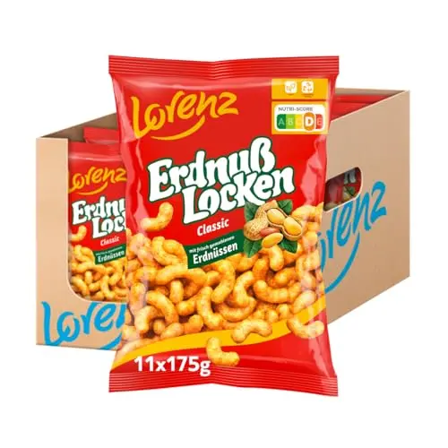 LORENZ ErdnußLocken Classic 11 x 175 g vegan