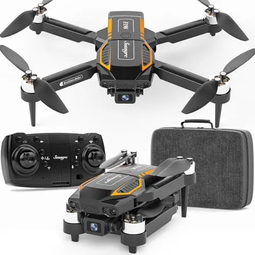 Drohne mit Dual HD Kamera, 720P WiFi Live-Übertragung, Headless-Modus und 3D-Flips für Kinder und Erwachsene