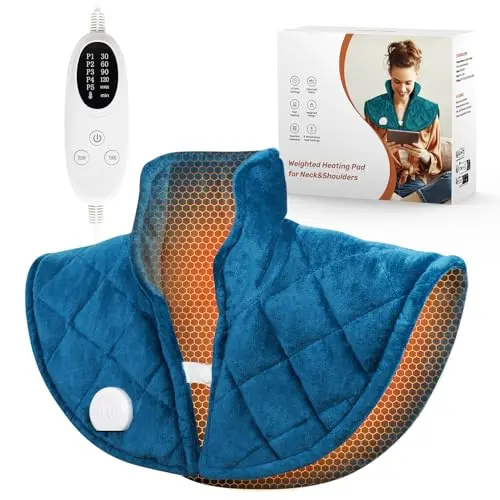 1170G Heizkissen für Nacken & Schultern – 5 Wärmeeinstellungen & Timer – Ideal zur Schmerzlinderung & als Geschenk