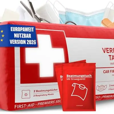 Erste Hilfe Set Auto DIN 13164:2022 Verbandstasche - StVZO konform