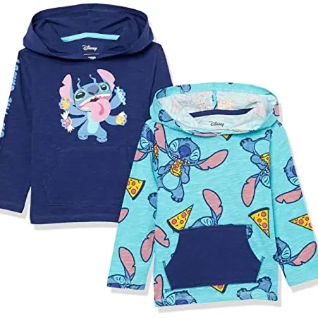 Amazon Essentials Jungen T-Shirts mit Kapuze, 2er-Pack, Disney | Marvel | Star Wars, 2 Jahre