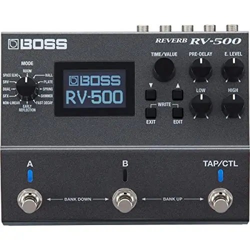 BOSS RV-500 Reverb Effects Pedal - Hochwertige Klänge und Studioqualität