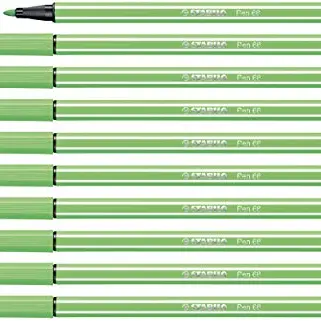 STABILO Premium Filzstift Pen 68, 10er Pack - Minzgrün