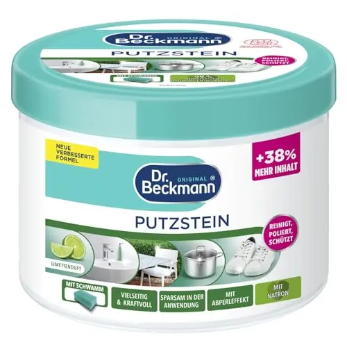 Dr. Beckmann Putzstein Universalreiniger für den Haushalt inkl. Putzschwamm, 550 g