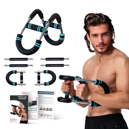 TOPtoper Portable Twister Armtrainer – Verstellbarer Brusttrainer für Fitnessübungen überall