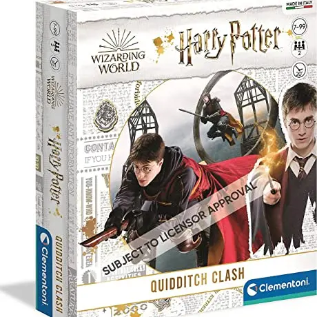 Clementoni Harry Potter Quidditch-Turnier - Gesellschaftsspiel für Kinder ab 8 Jahren