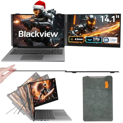 Blackview SCM6 14" FHD Portable Monitor - Ultra-Dünner Gaming Monitor für Laptops und Konsolen