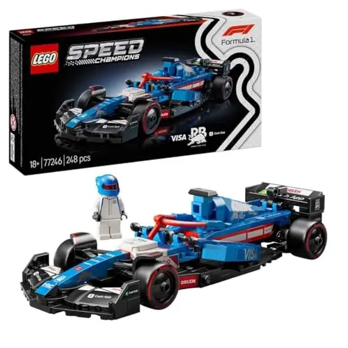 LEGO Speed Champions F1 Rennauto Bauset mit Minifigur - Modell und Sammlerstück für Erwachsene und Motorsportfans