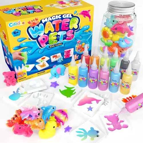 Magic Water Elf Bastelset für Kinder – DIY Wasserperlen und Squishy Set ab 3 Jahren, Geschenk für Mädchen und Jungen