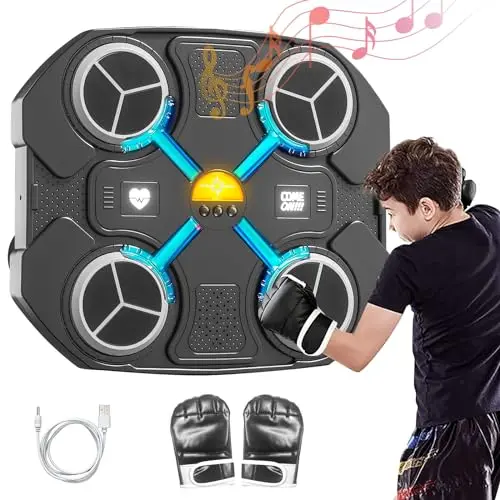 OneNine Bluetooth Boxmaschine mit Musik – Wandmontiertes Boxziel für Zuhause und Fitnessstudio