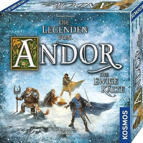 Kosmos 683351 Die Legenden von Andor - Die Ewige Kälte, kooperatives Brettspiel für 2-4 Spieler, ab 10 Jahren
