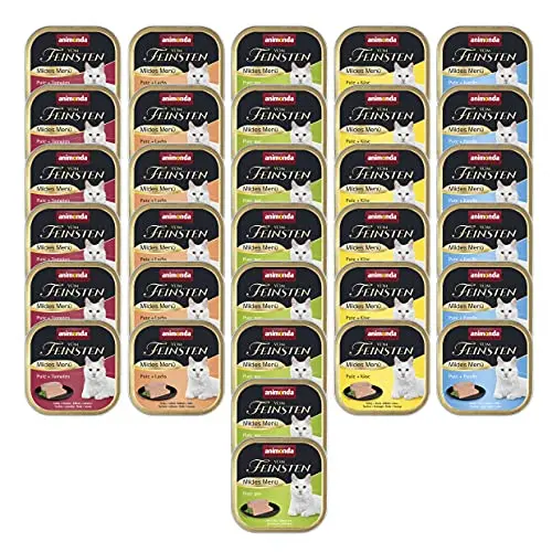 Animonda Vom Feinsten Mildes Menü - Getreidefreies Katzenfutter mit Putenfleisch (32 x 100g)