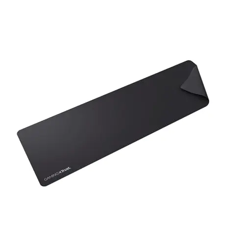 Trust Gaming GXT 758 XXL Mauspad 93 x 30 cm - Rutschfeste Gummiunterseite - Schwarz