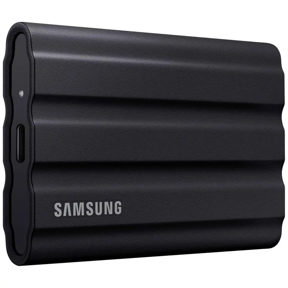 Samsung Portable SSD T7 Shield, 1 TB, USB 3.2, 1050 MB/s Lesen, 1000 MB/s Schreiben, Outdoor-Festplatte für Mac, PC & Smartphone