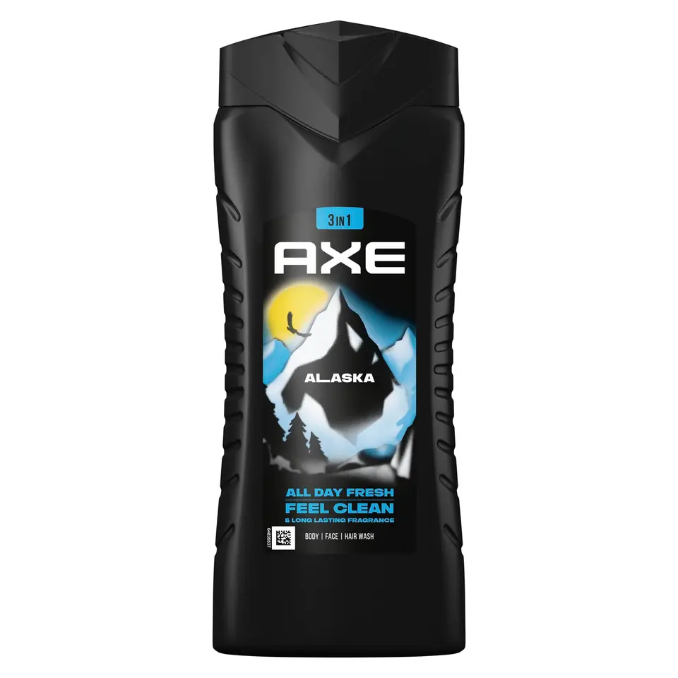 Axe 3-in-1 Duschgel & Shampoo Alaska XL für Männer, 400 ml