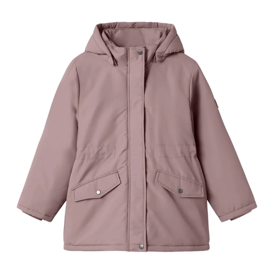 Mädchen Nkfmarlow Parka Jacke Pb, Woodrose, Numeric_152